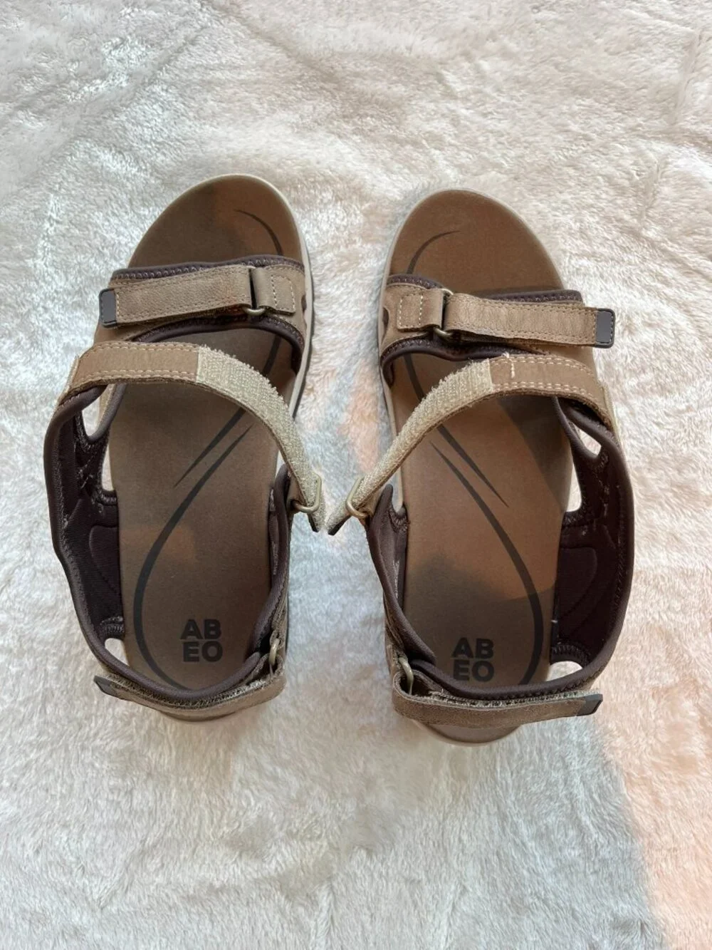 Abeo Goleta Trail Sandals NIB 8 Brown